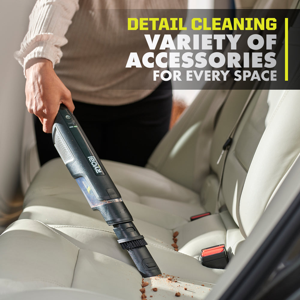 USB Lithium HP Compact Hand Vacuum Cleaner Kit with (2) USB Lithium 2.0 Ah Batteries and Charger - FVG65K
