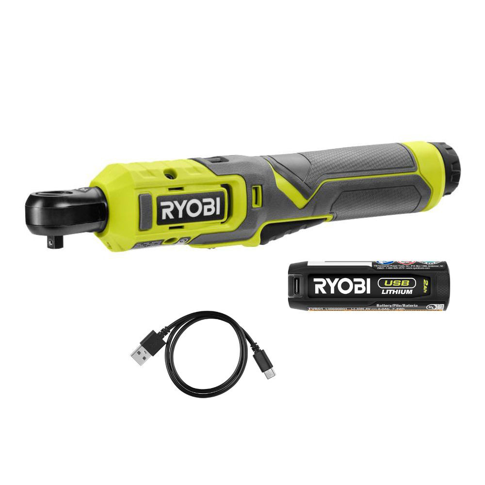 USB Lithium 1/4" Light Duty Ratchet Kit - FVRC50K