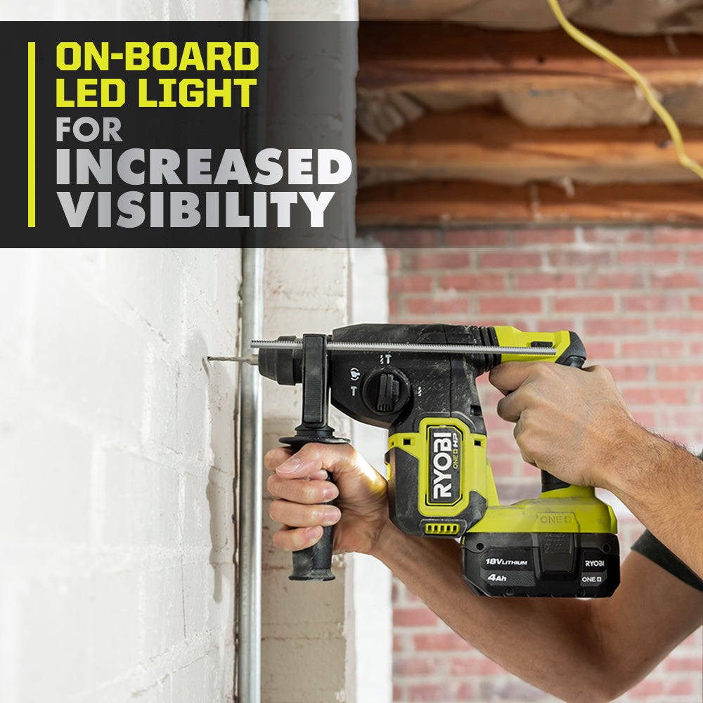 18V ONE+ HP Brushless 1" SDS-Plus Rotary Hammer - P223