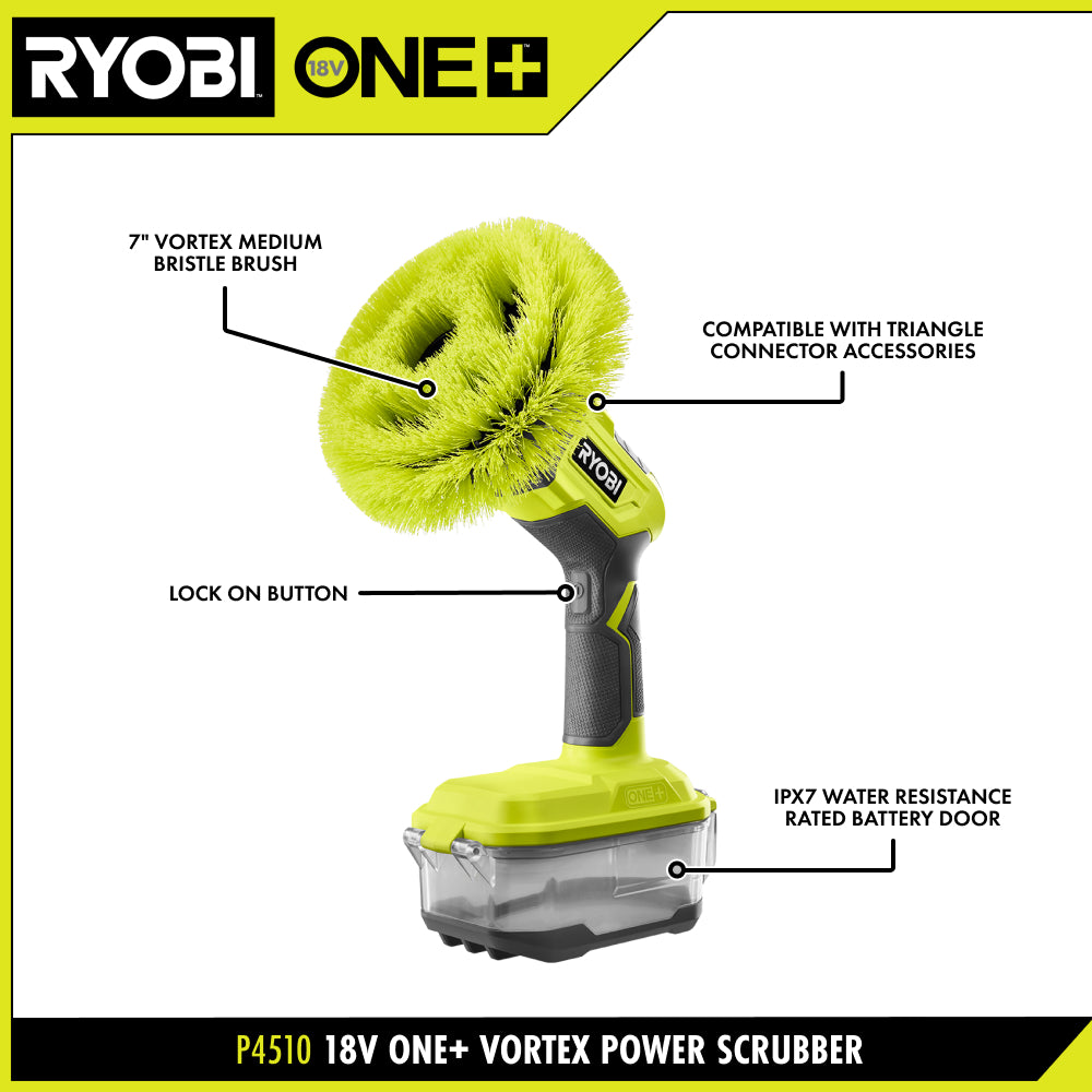 18V ONE+ VORTEX Power Scrubber Kit - P4510K