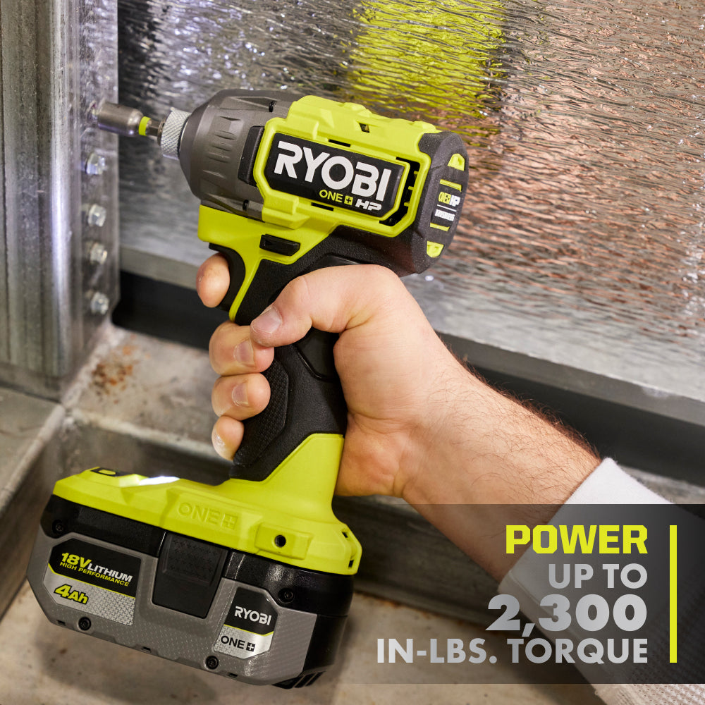 18V ONE+ HP Brushless 4-Mode 1/4" Hex Impact Driver - PBLID04B