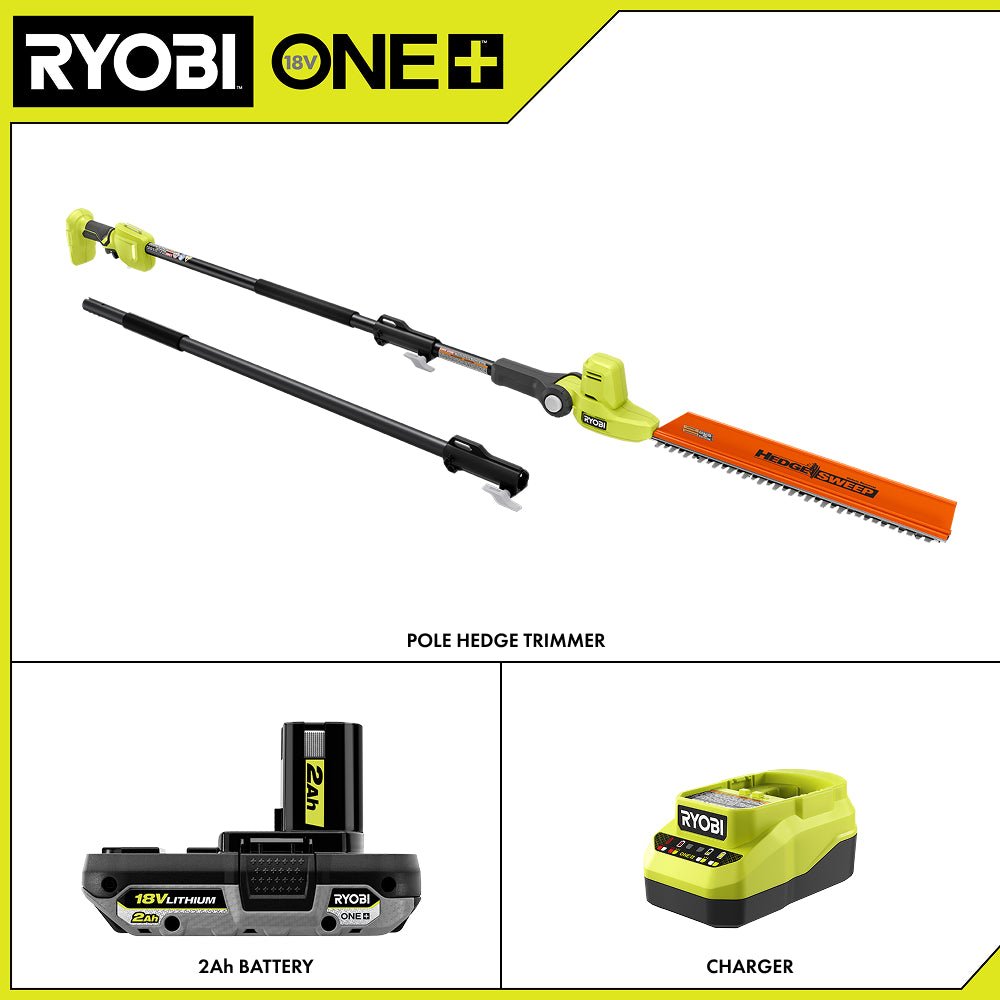 18V ONE+ 18" Pole Hedge Trimmer Kit - PCLPHG01K