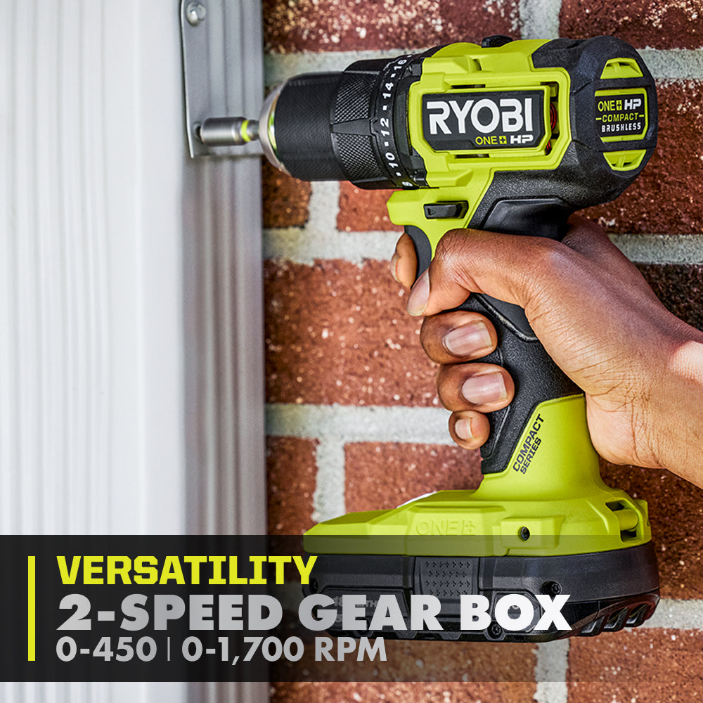 18V ONE+ HP Compact Brushless 1/2" Drill/Driver Kit - PSBDD02K