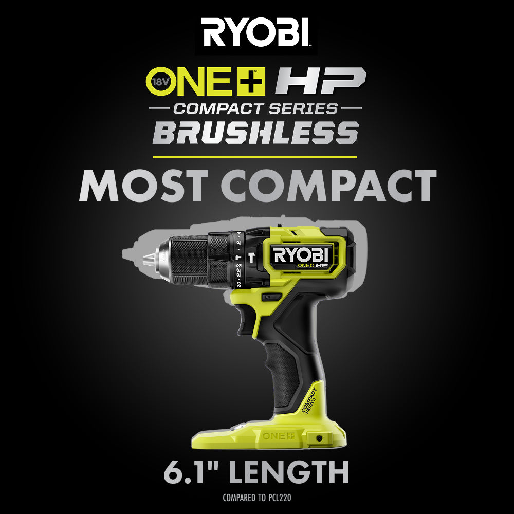 18V ONE+ HP Compact Brushless 1/2" Hammer Drill - PSBHM02B