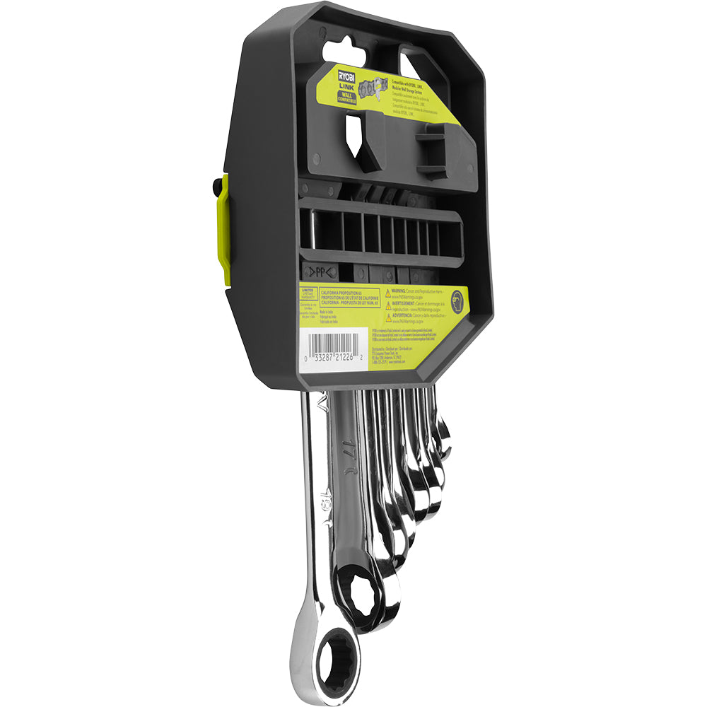 8 PC. Metric Ratcheting Combination Wrench Set - RHMTRW802