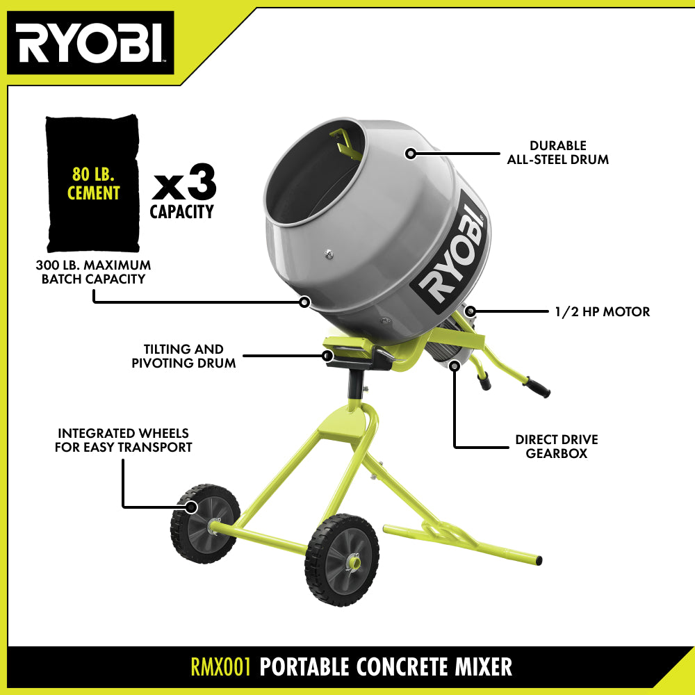 Portable Cement Mixer - RMX001