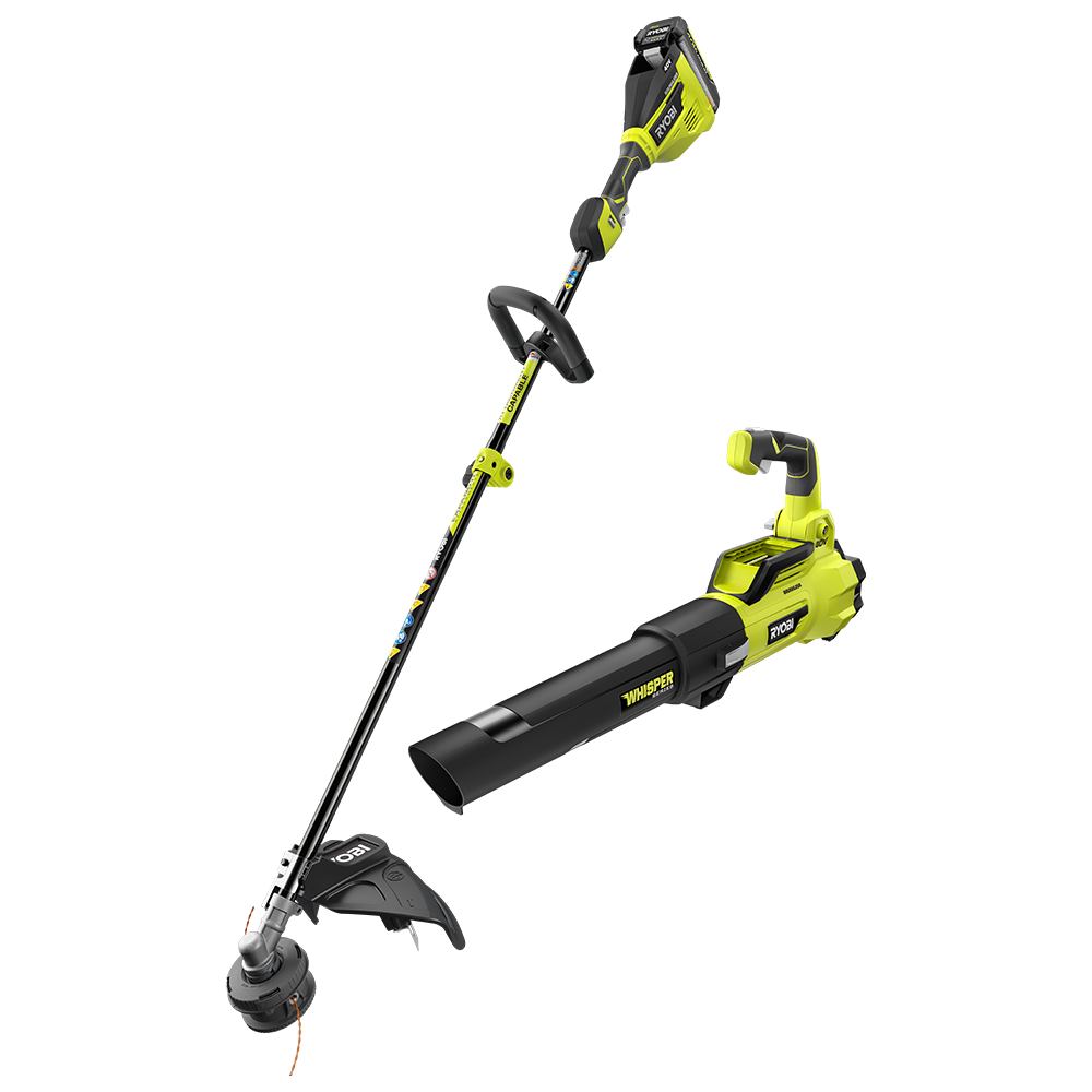 40V Brushless STRING TRIMMER & BLOWER Kit - RY40950