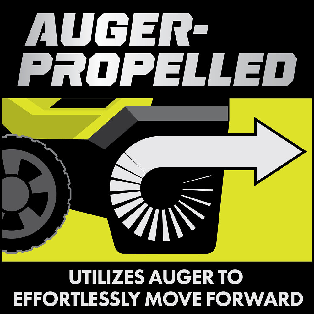 40V HP Brushless 18" Single-Stage Auger-Propelled Snow Blower Kit - RY40HPSN01K