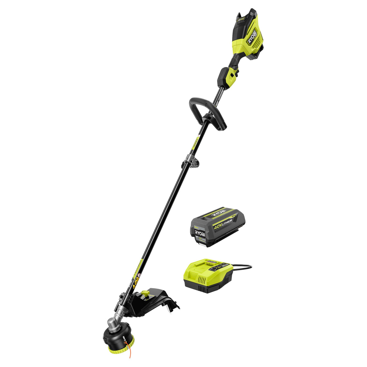 40V HP Brushless 17" Attachment Capable String Trimmer Kit - RY40HPST02K