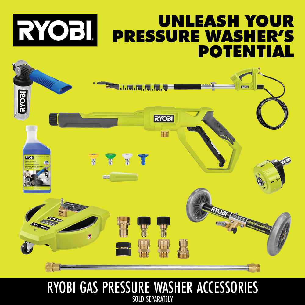 3300 PSI 2.4 GPM Gas Pressure Washer - RY80589