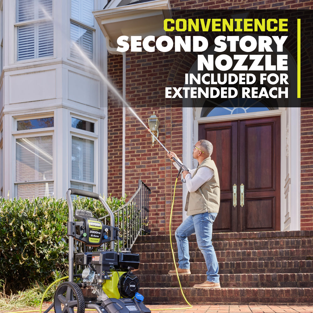 3300 PSI 2.4 GPM Gas Pressure Washer - RY80589