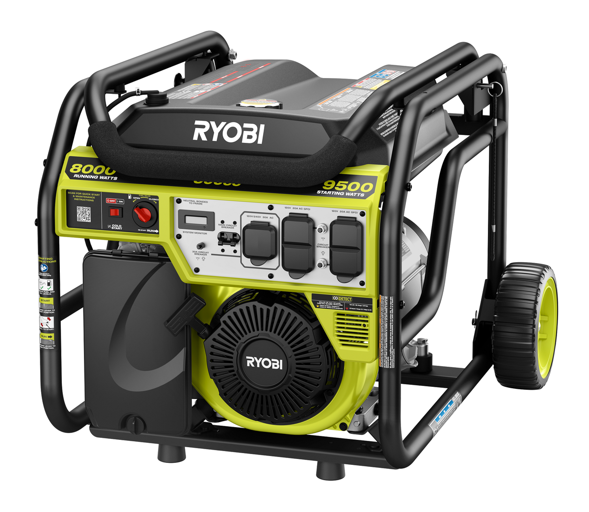8000W Portable Gas Generator - RY908000