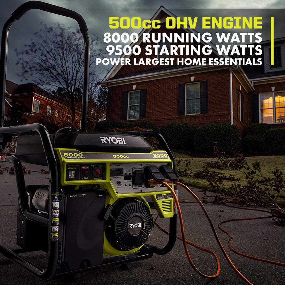8000W Portable Gas Generator - RY908000