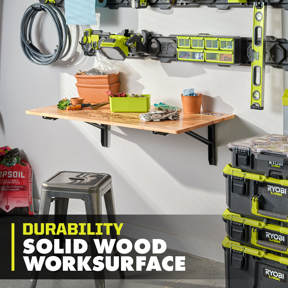 Stowaway Wall Mounted Workbench - STM408