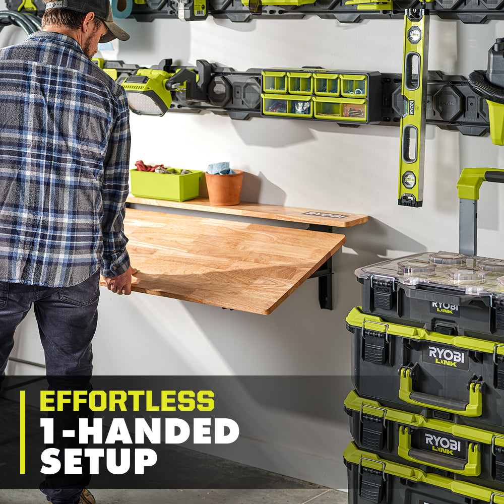 Stowaway Wall Mounted Workbench - STM408