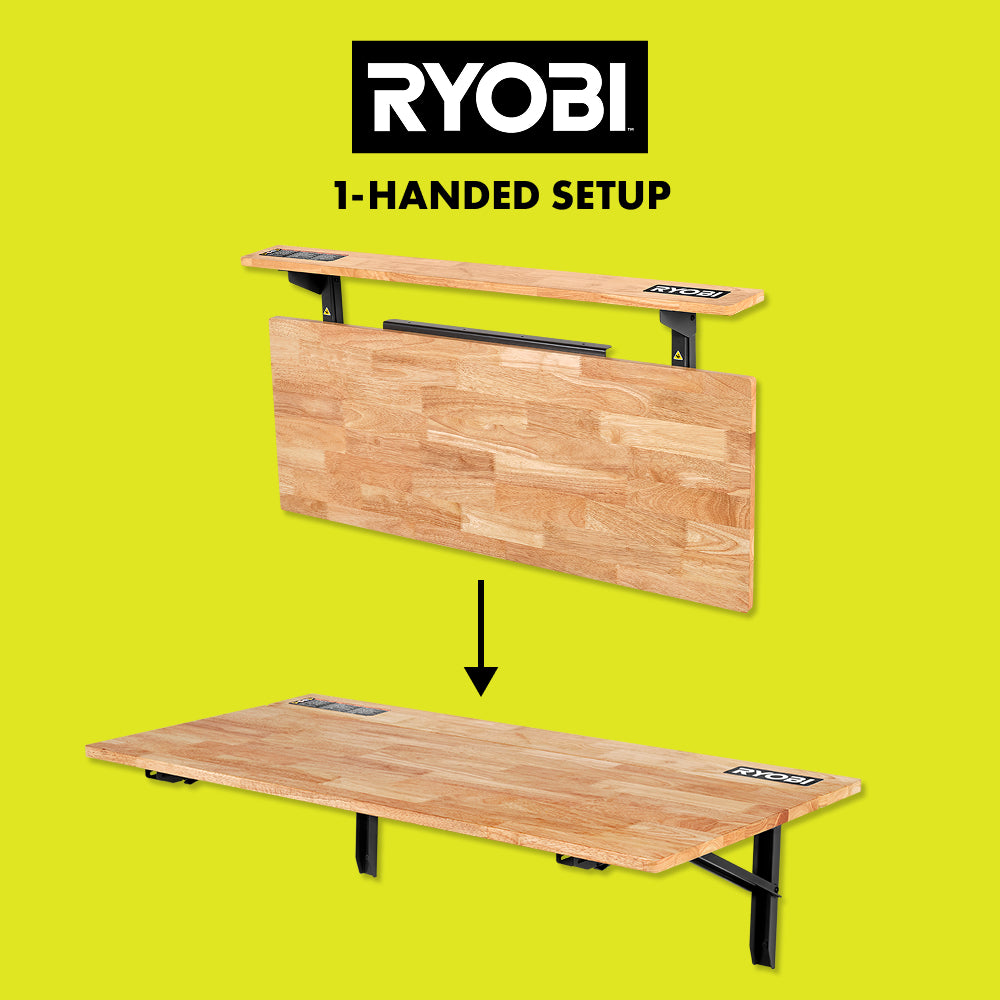 Stowaway Wall Mounted Workbench - STM408