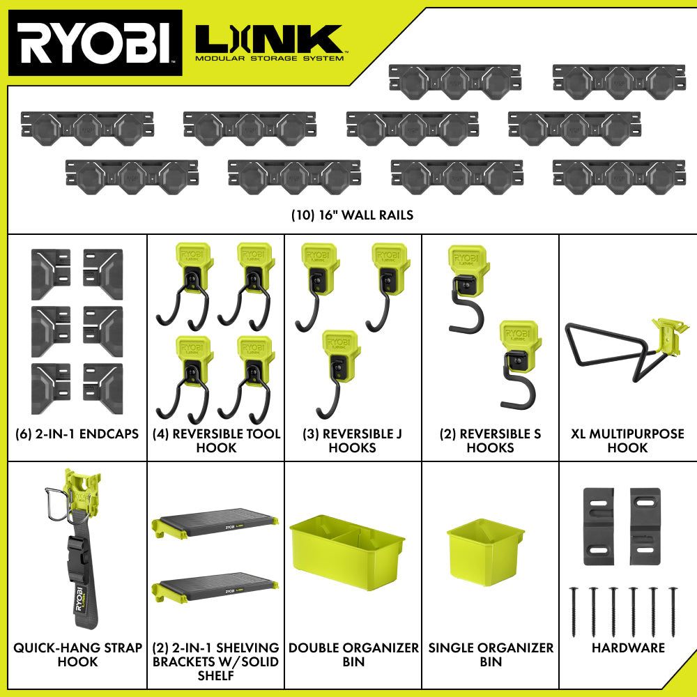 35 PC. Wall Storage Kit - STM520K