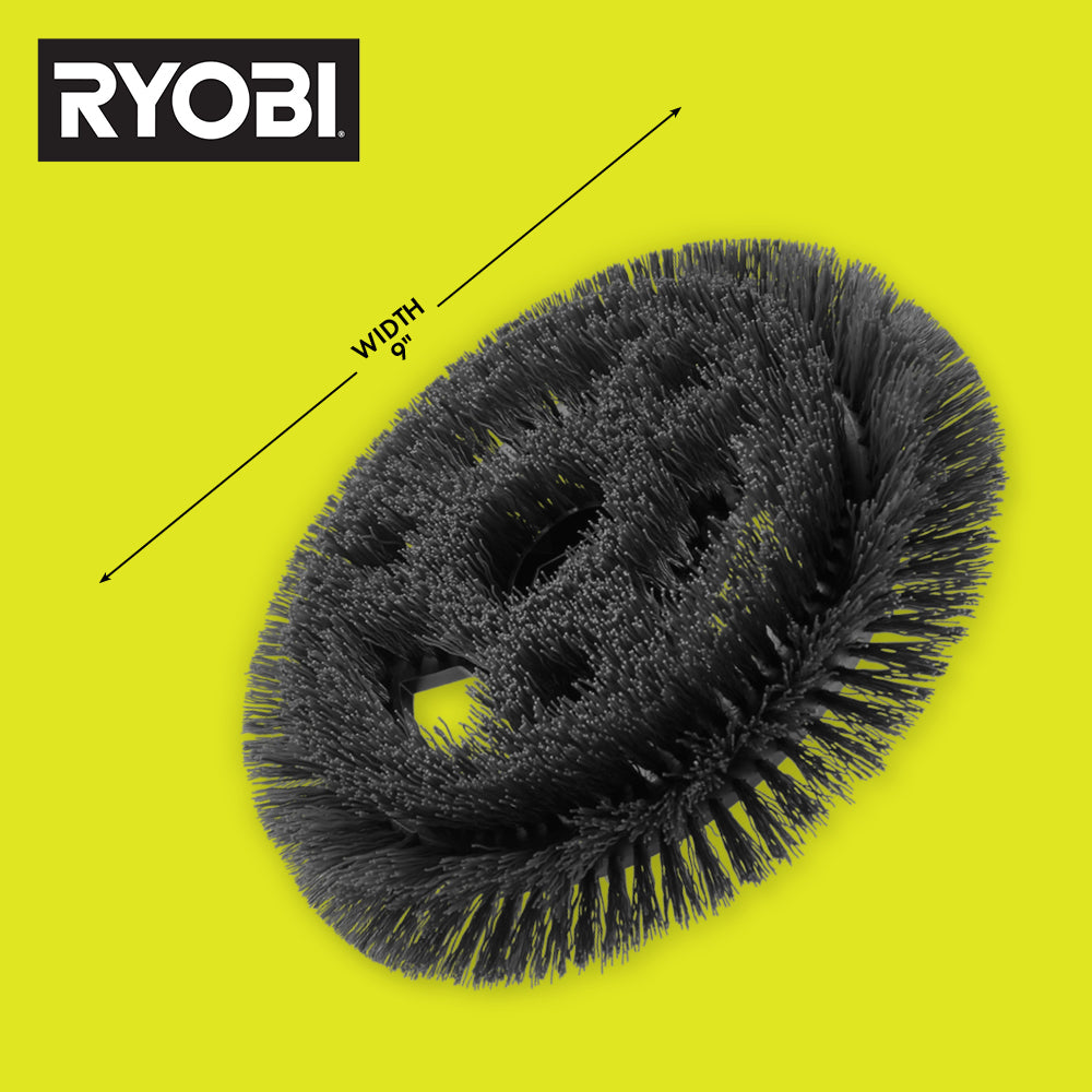 9" VORTEX Hard Bristle Brush - A95HRB9