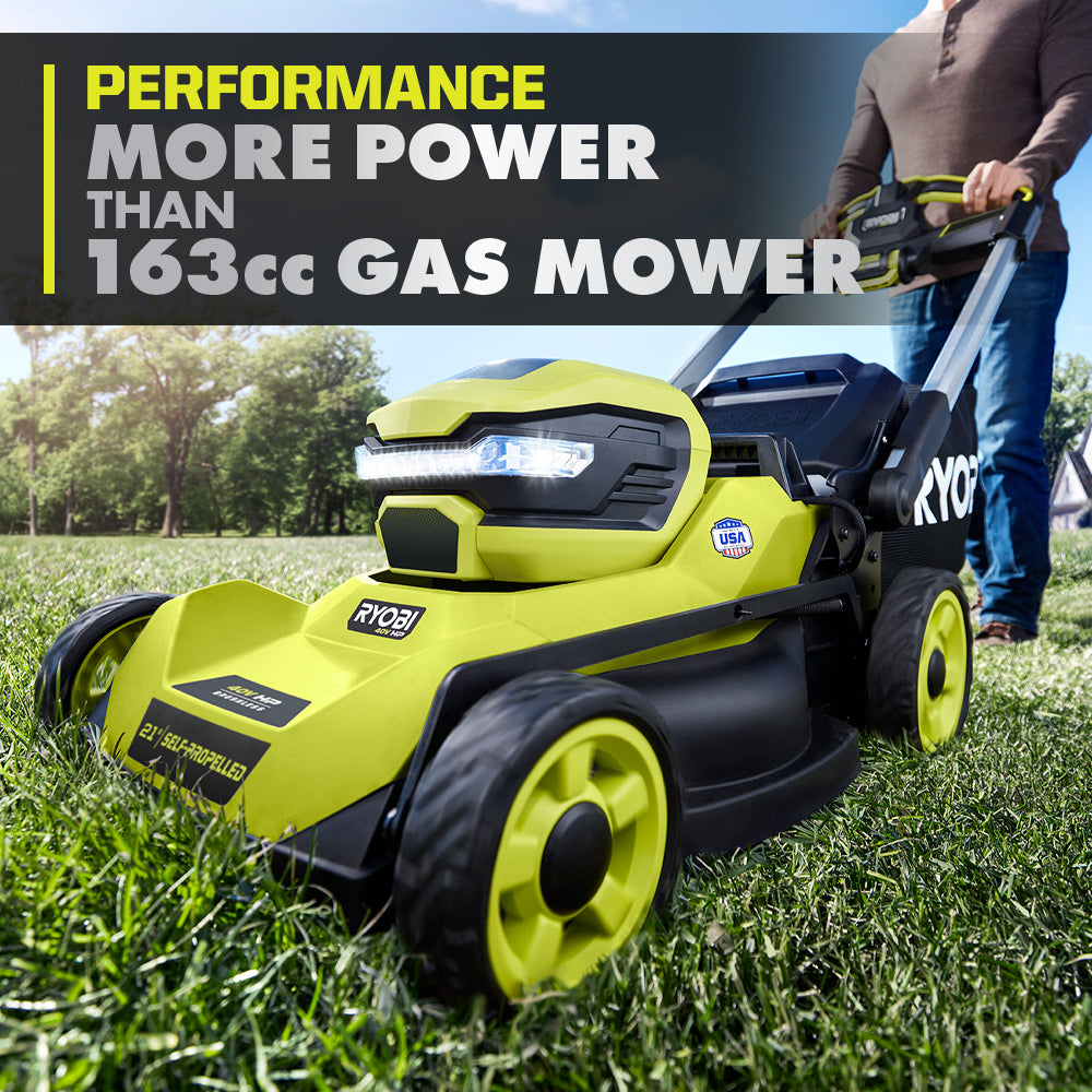 40V HP Brushless 21" Self-Propelled Mower Kit - RY401140