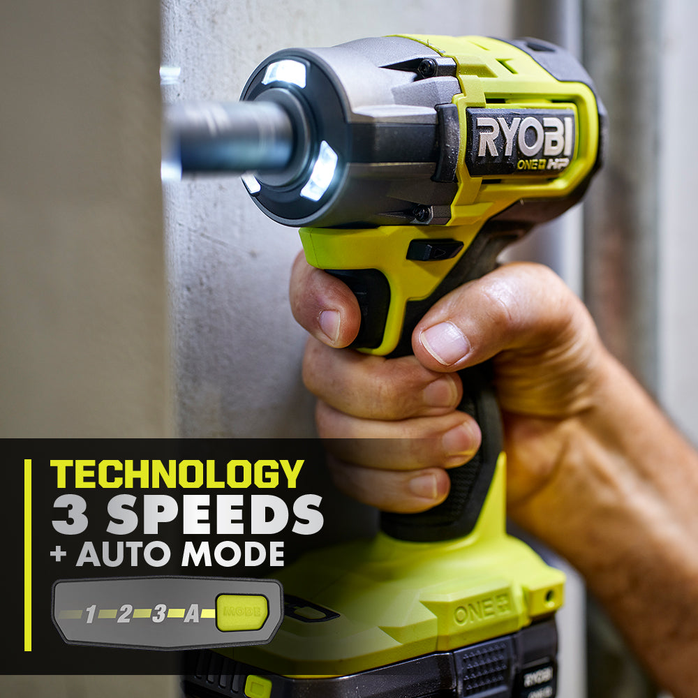 18V ONE+ HP Compact Brushless 4-Mode 1/2" Impact Wrench - PSBIW25B