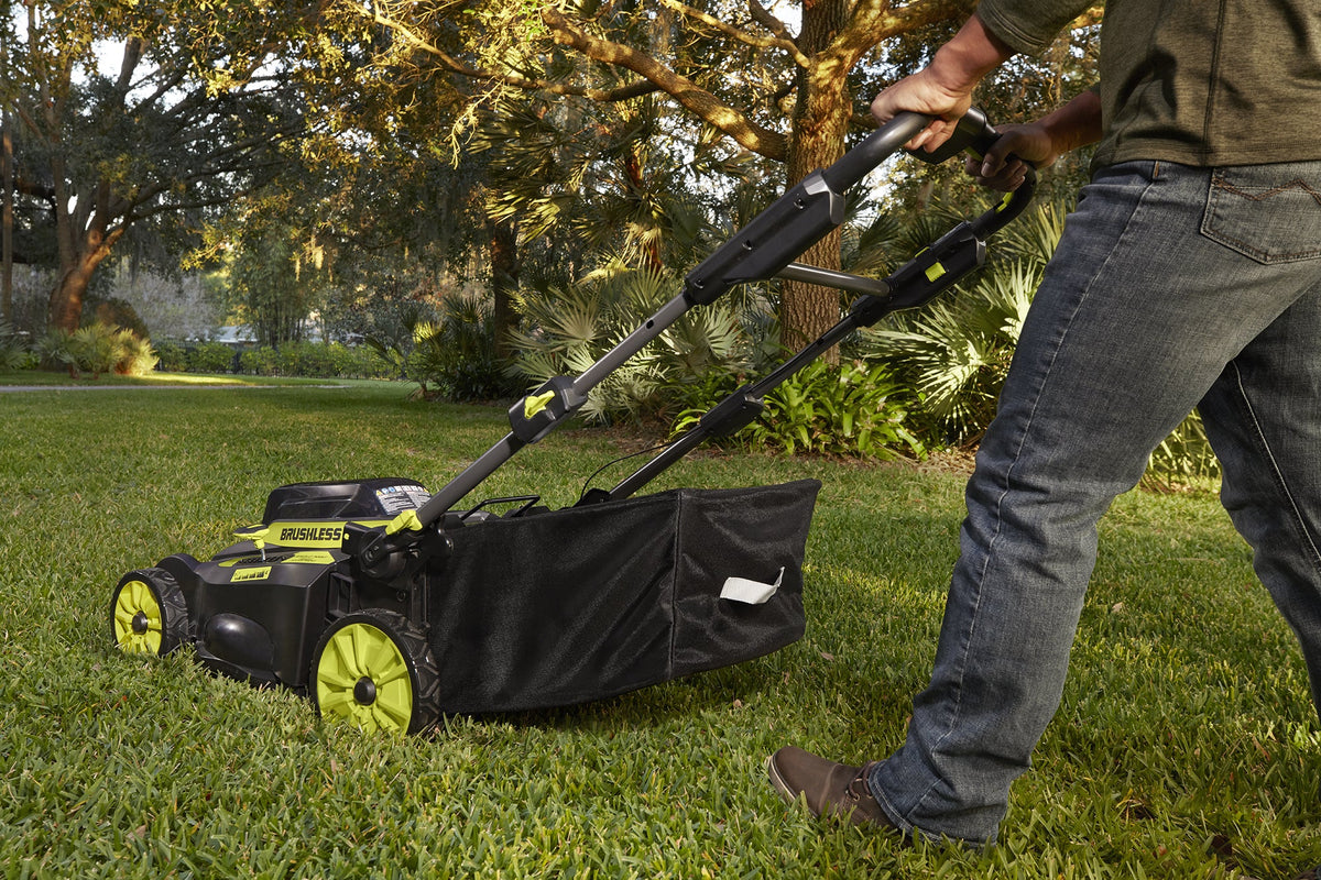 40V 20" BRUSHLESS SMART TREK Self-Propelled Mower WITH 6AH BATTERY & CHARGER - RY40LM30