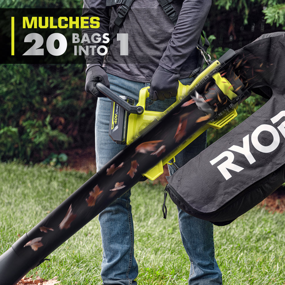 40V HP Brushless 600 CFM Blower/Vacuum - RY404015BTL