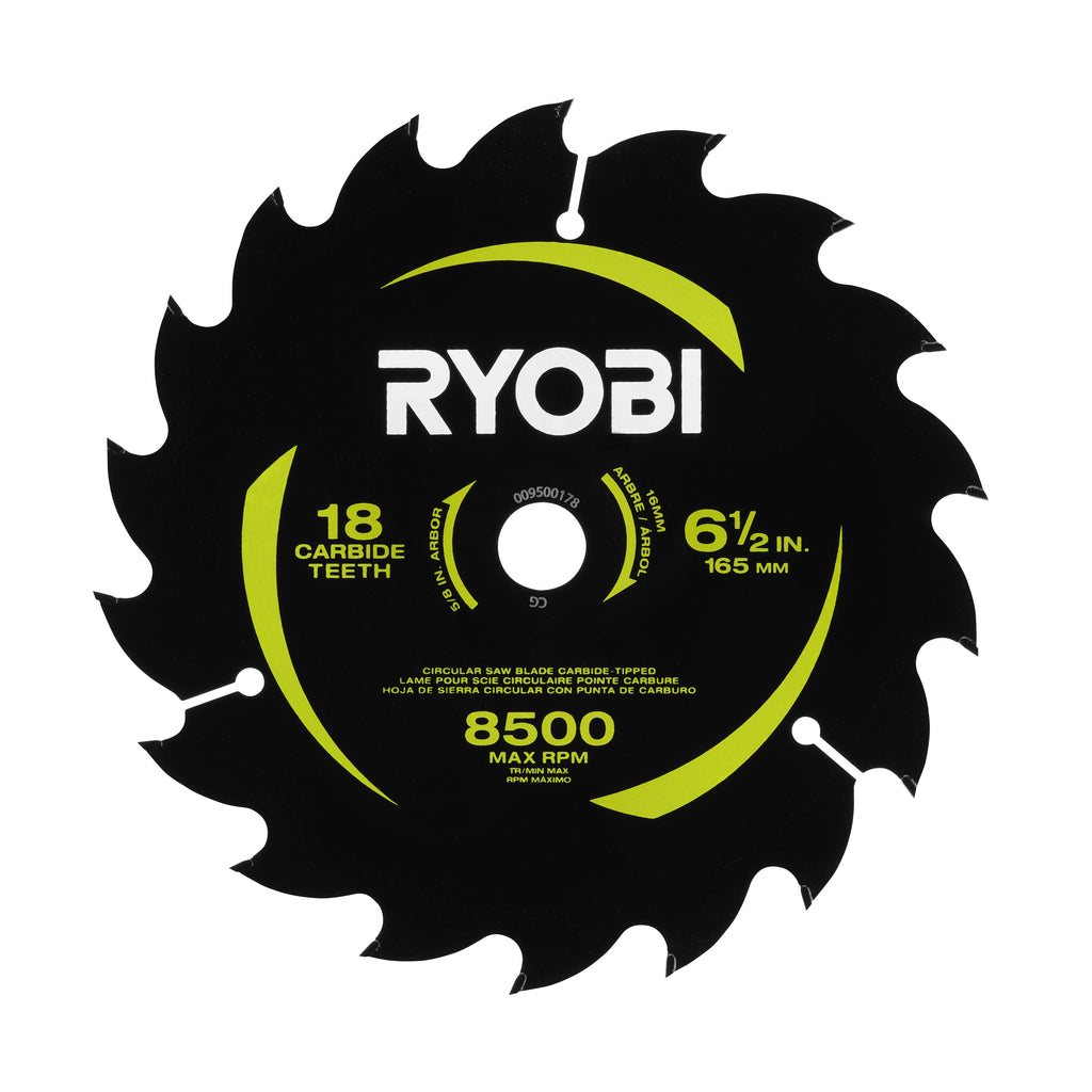 6-1/2" 18 Carbide Teeth Thin Kerf Circular Saw Blade - A066101
