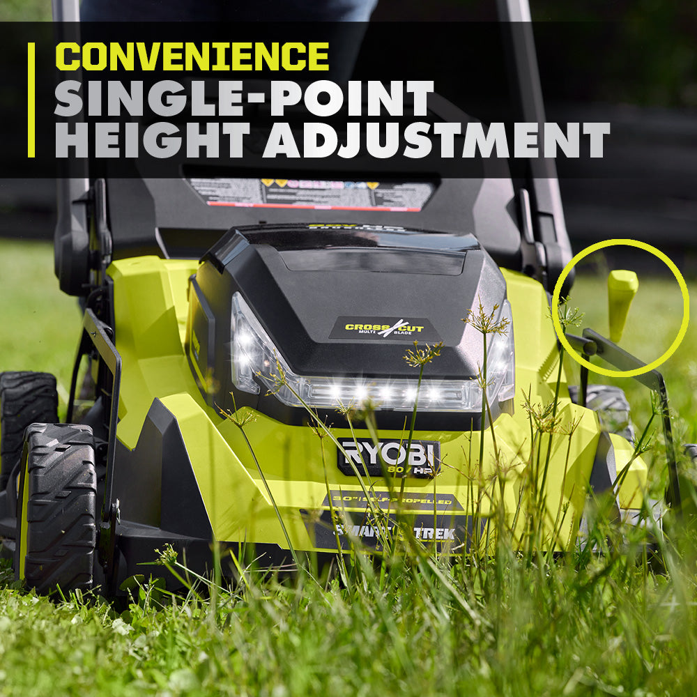 80V HP Brushless 30" Self-Propelled Multi-Blade Mower Kit - RYPM8010