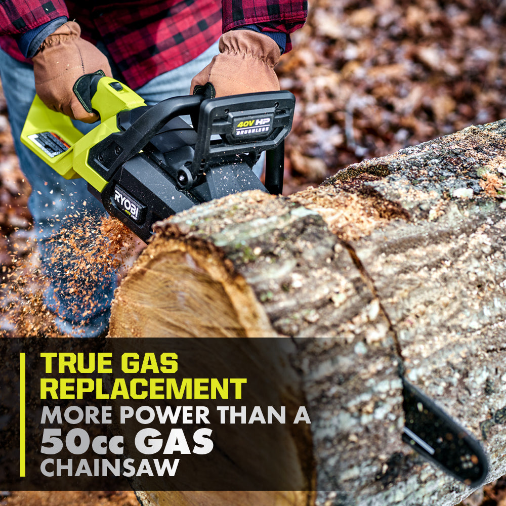 40V HP Brushless 20" Chainsaw - RY405011BTL