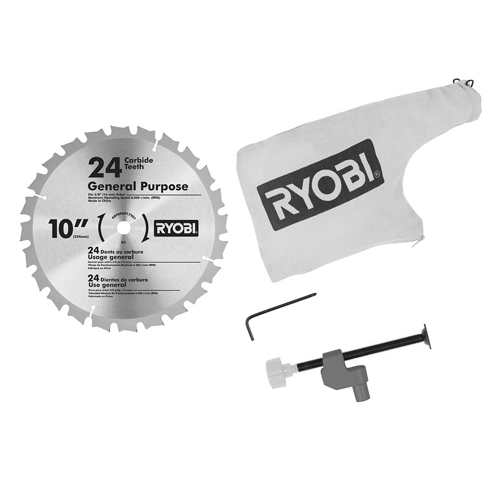 RYOBI 10 in. Compound Miter Saw with LED - TS1346