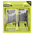 15 PC. Black Oxide Hex Shank Drill Bits - A971503