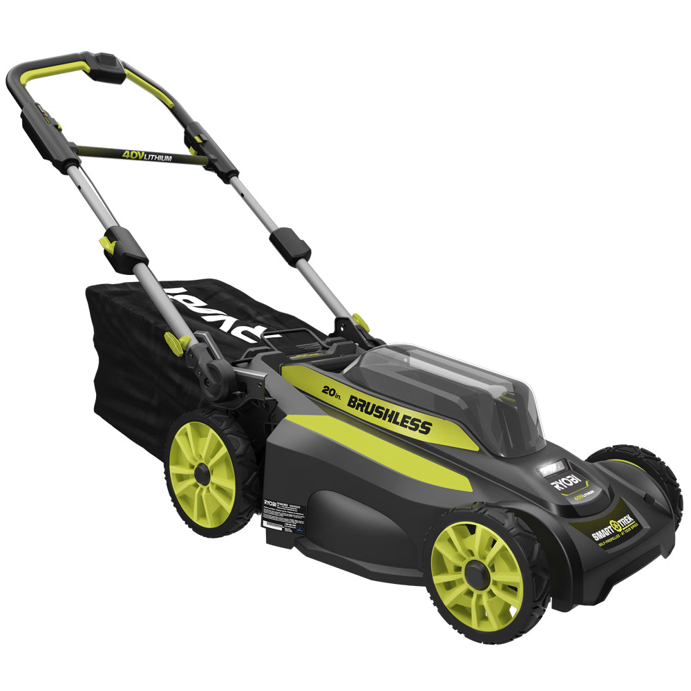 40V 20" BRUSHLESS SMART TREK Self-Propelled Mower WITH 6AH BATTERY & CHARGER - RY40LM30