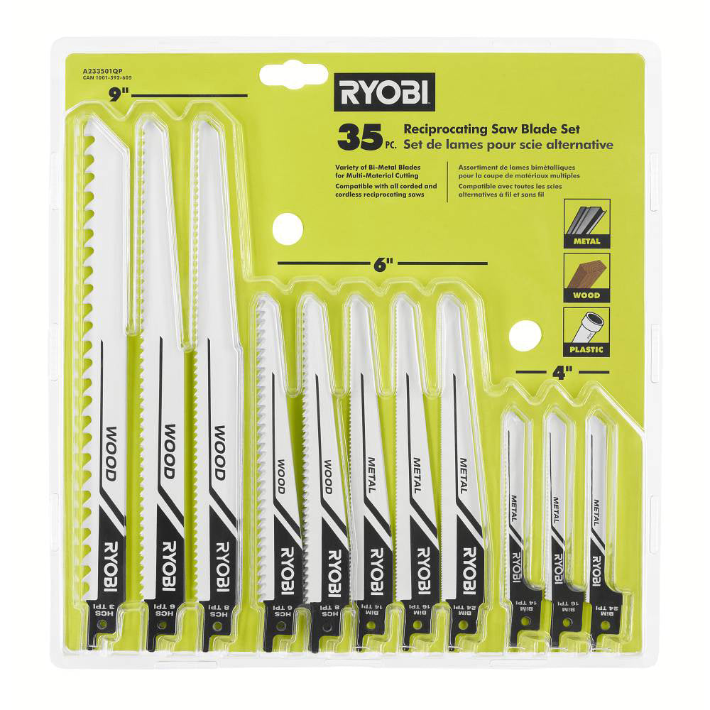 35 PC. Reciprocating Saw Blade Set - A233501