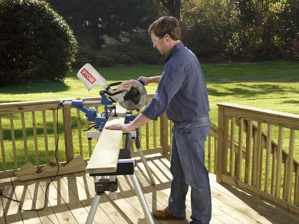 10" Sliding Compound Miter Saw with Laser - TSS101L