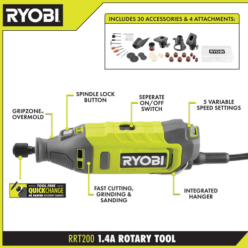 1.4 Amp Rotary Tool - RRT200