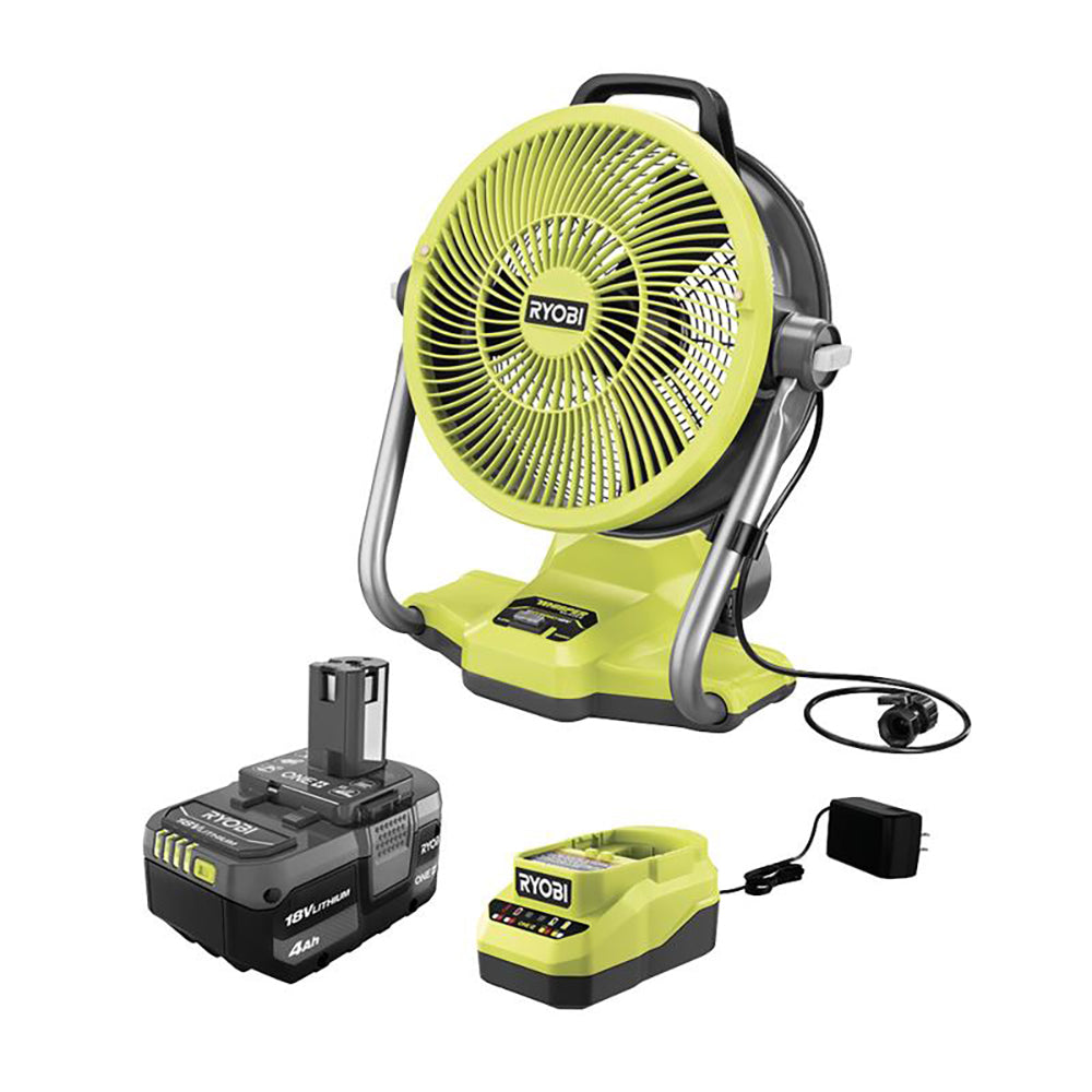 ONE+ 18V Cordless Hybrid 12" Misting Cannon Kit with (1) 4.0 Ah Battery and Charger - PCL850K1