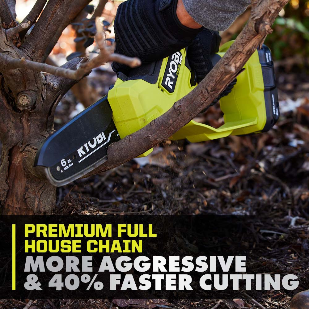 18V ONE+ HP 6" Compact Brushless Pruning Chainsaw - P25013BTLVNM
