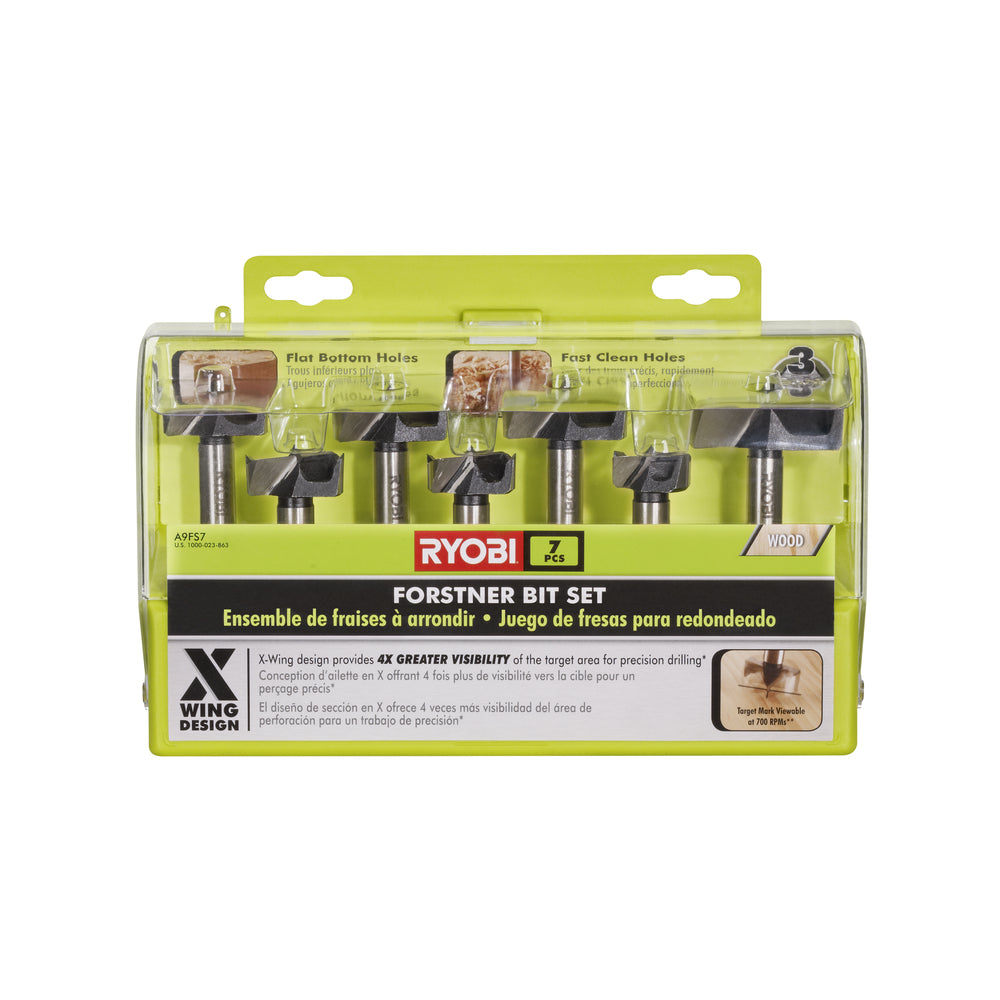 7 PC. Forstner Bit Set - A9FS7