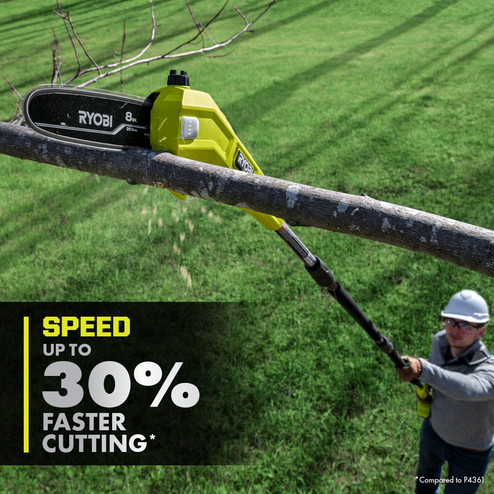 18V ONE+ HP Brushless WHISPER SERIES 8" Pole Saw Kit - P2580