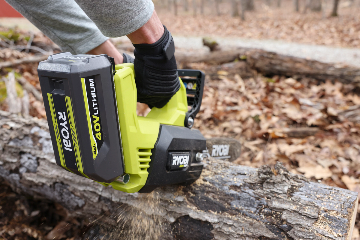 40V HP Brushless 12" Top Handle Chainsaw - RY40509BTL