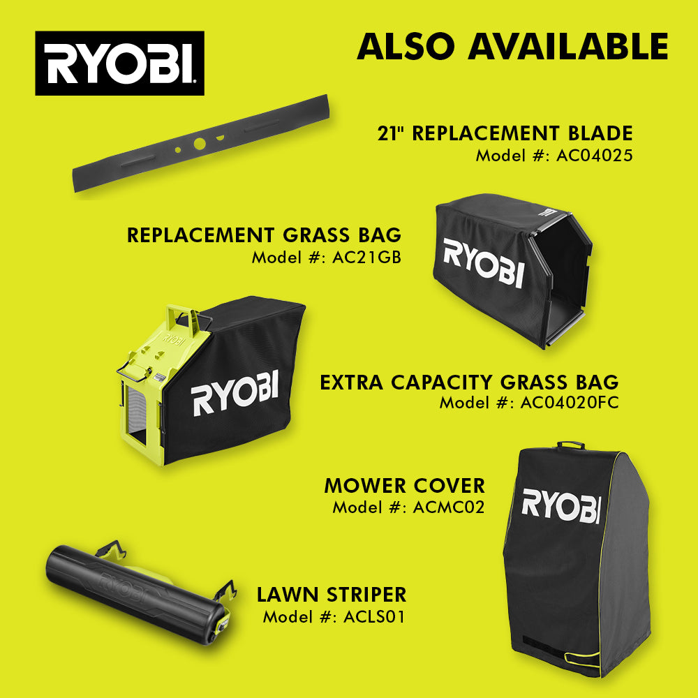 40V HP Brushless 21" Self-Propelled Mower Kit - RY401140
