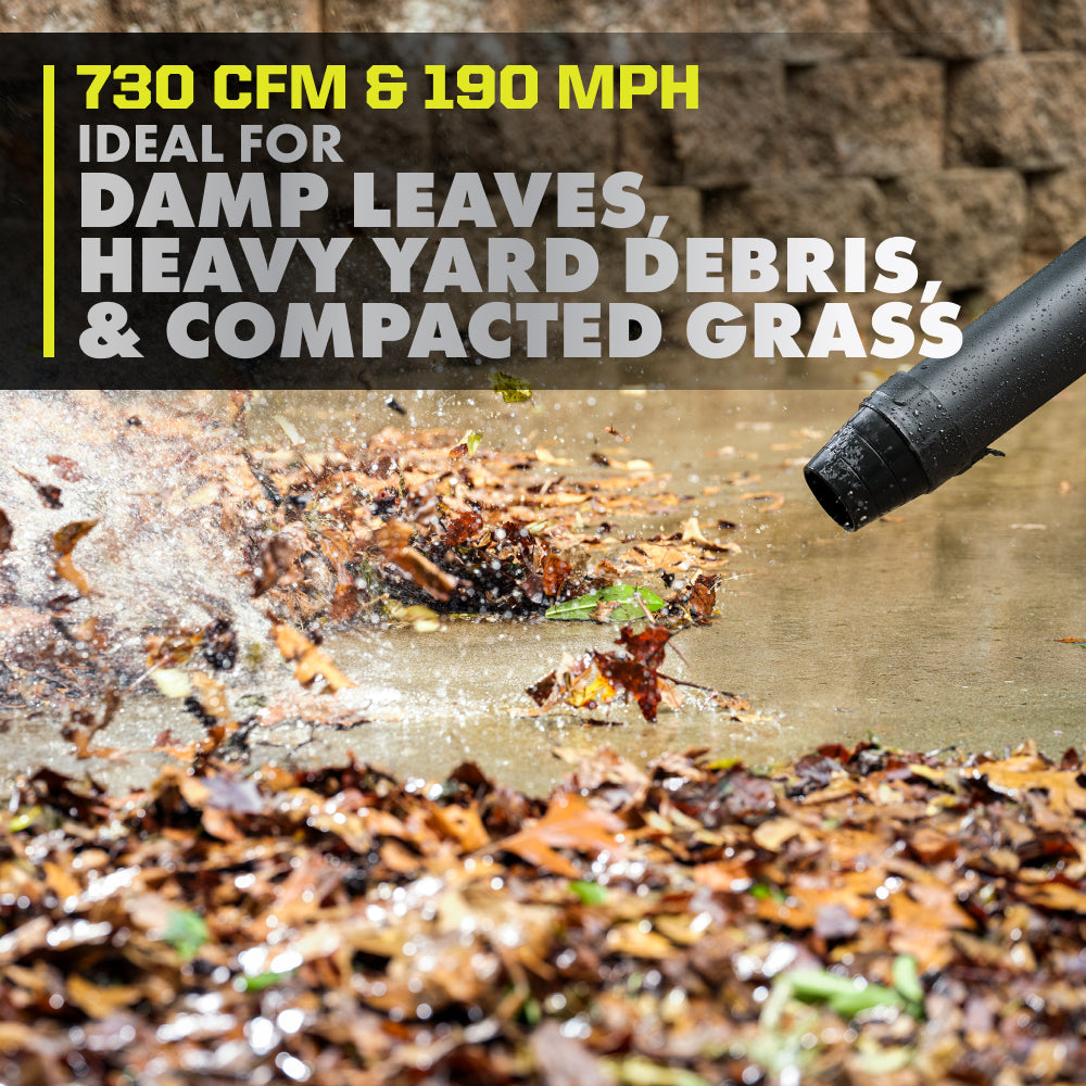 40V HP Brushless 730 CFM WHISPER SERIES Blower - RY404010BTL