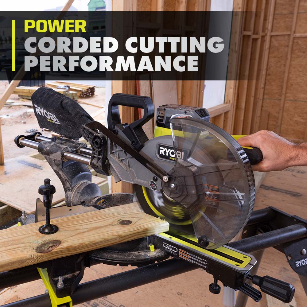 18V ONE+ HP Brushless 10" Sliding Compound Miter Saw - PBLMS01B