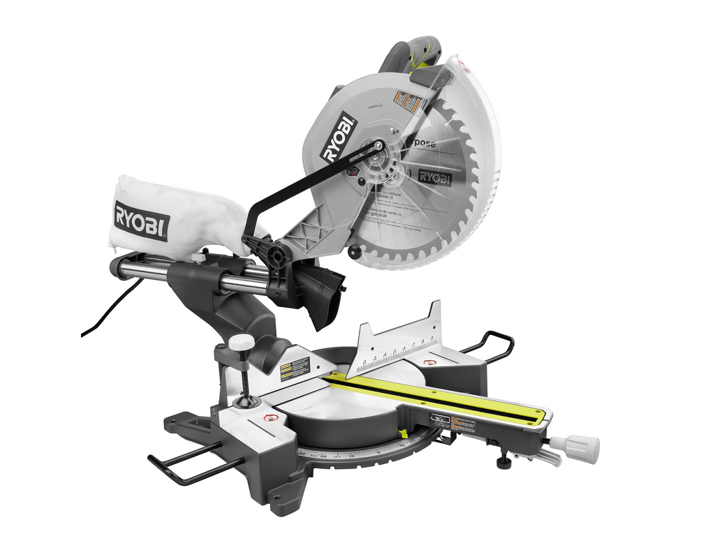 Ryobi 12" Sliding Compound Miter saw with LED - TSS121