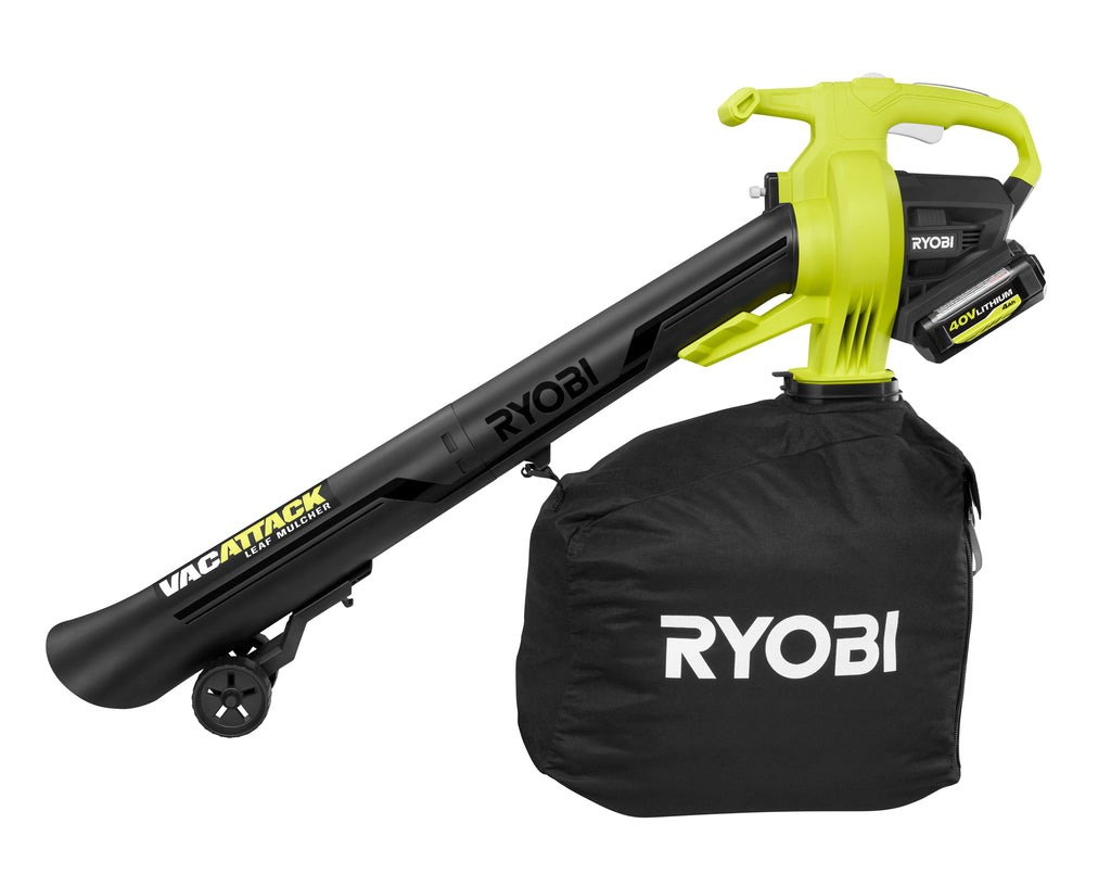 40V VAC ATTACK Leaf Vacuum/Mulcher Kit - RY40450