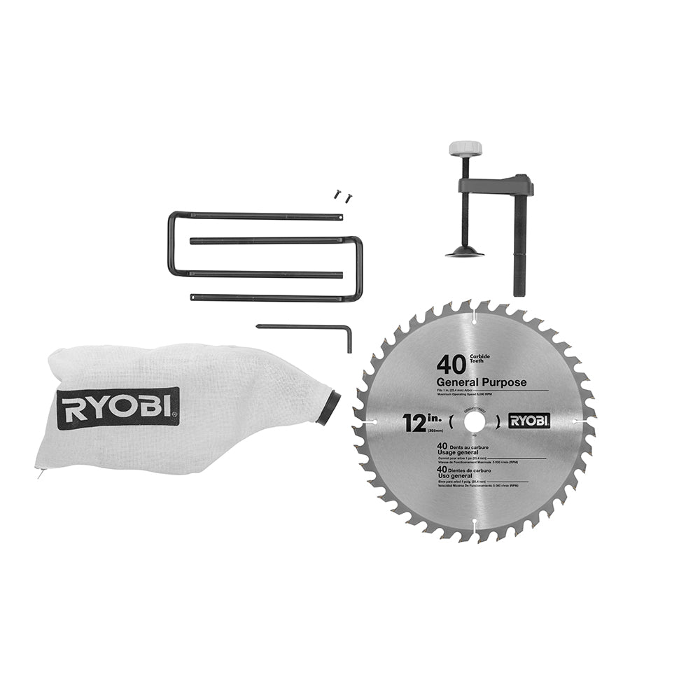 Ryobi 12" Sliding Compound Miter saw with LED - TSS121