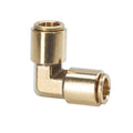 3/8" Brass Slip Lock Elbow Connector - PMC140