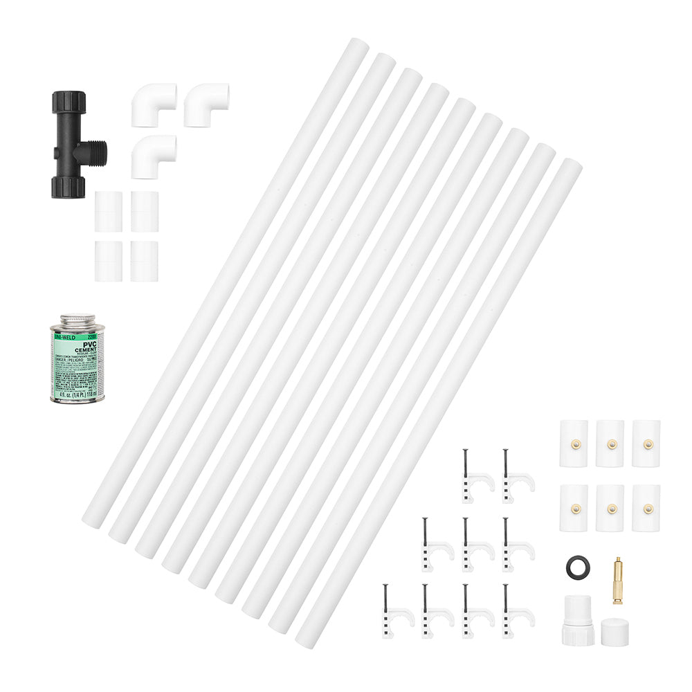 1/2" x 12" Professional PVC Misting Kit - PMC1217K