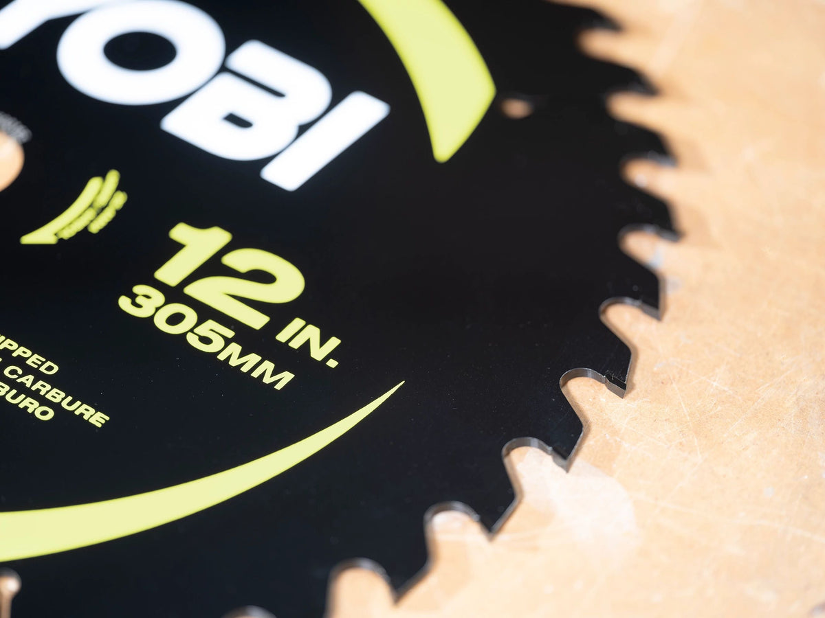 12" 40 Carbide Teeth Thin Kerf Miter Saw Blade - A181201