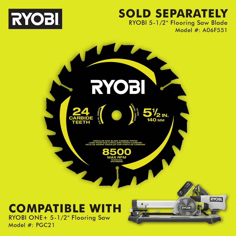 18V ONE+ 5-1/2" Flooring Saw - PGC21B